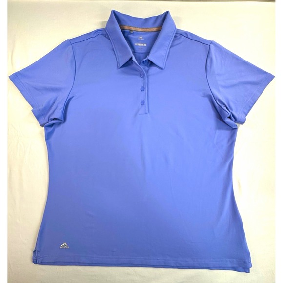 adidas Tops - adidas Golf Women's XL Purple Short Sleeve Stretch Collared Polo Shirt